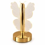 Gold Acrylic LED Decorative Lamp - Image 5