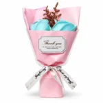 Beige Pink Thank You Soap Flower Bouquet
