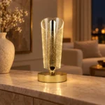 Gold Acrylic LED Decorative Lamp - Image 4