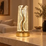Gold Acrylic LED Decorative Lamp - Image 2