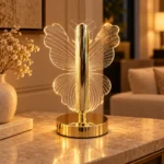 Gold Acrylic LED Decorative Lamp - Image 8