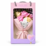 Pink Good Time Soap Flower Bouquet Gift Box