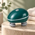 Green Electric Scalp Massager lifestyle display