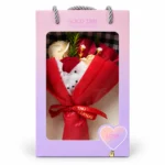 Red Good Time Soap Flower Bouquet Gift Box