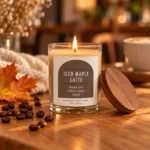 Iced Maple Latte Scented Candle lifestyle image - BUYLU