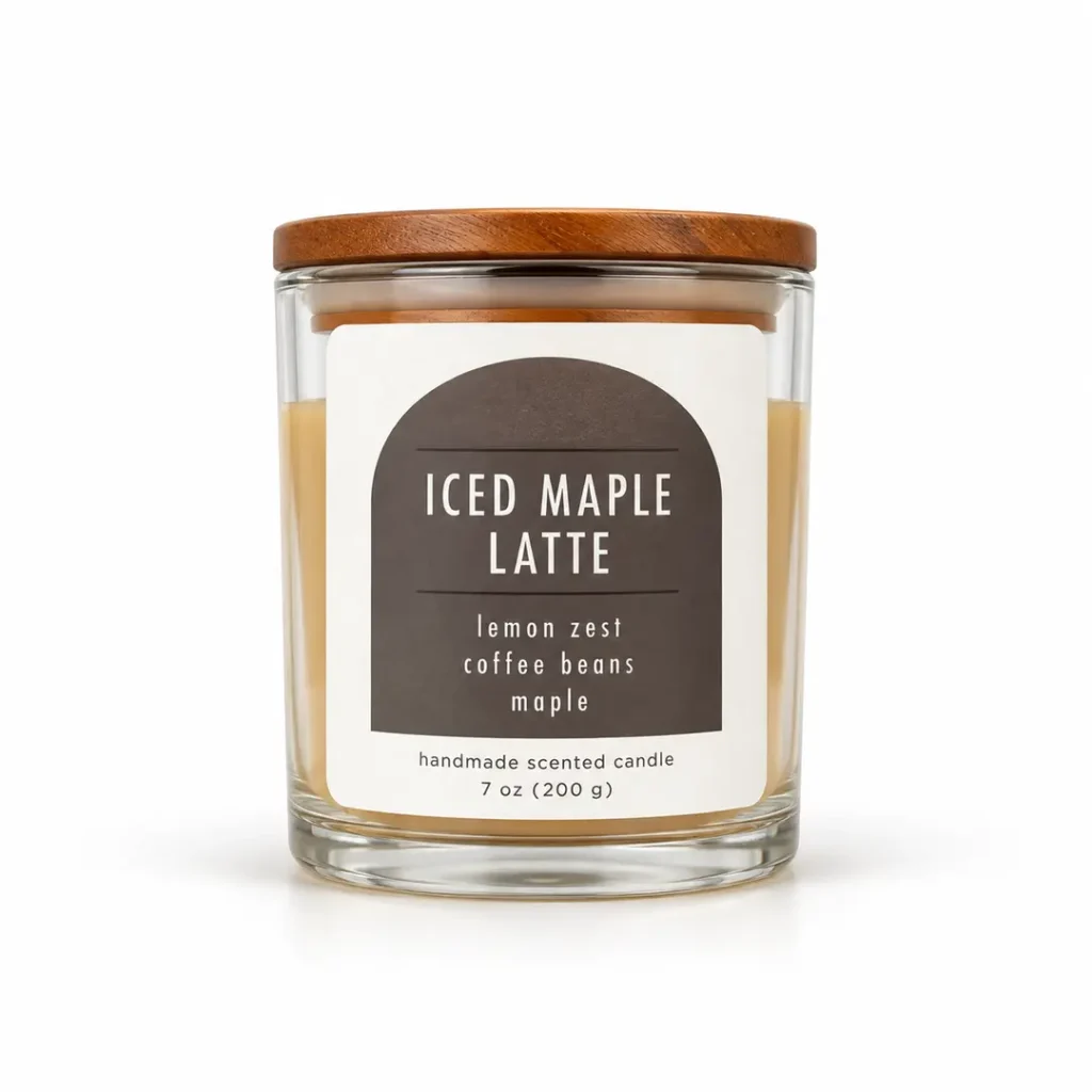 Iced Maple Latte Scented Candle - BUYLU